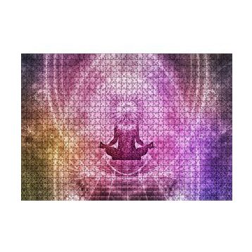 Cakapuzzle Meditasyon Yapan İnsan Figürü 120 Parça Ahşap Puzzle