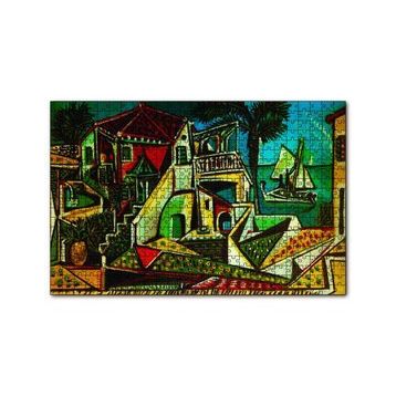 Cakapuzzle Mediterranean Landscape 1953 by Pablo Picasso 120 Parça Ahşap Puzzle