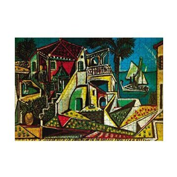 Cakapuzzle Mediterranean Landscape 1953 by Pablo Picasso 120 Parça Ahşap Puzzle