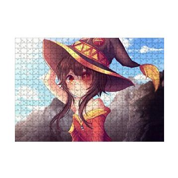 Cakapuzzle Megumin Konosuba 120 Parça Ahşap Puzzle