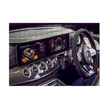 Cakapuzzle Mercedes AMG GT 63 S 4 Matic Kokpit 120 Parça Ahşap Puzzle