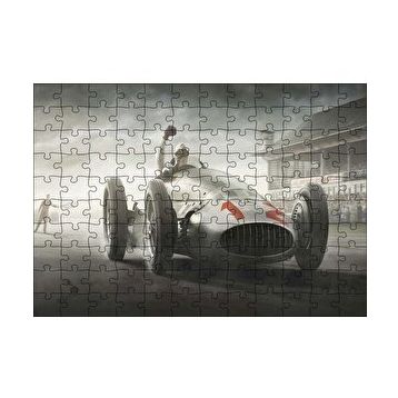 Cakapuzzle Mercedes Gümüş Ok Görseli 120 Parça Ahşap Puzzle