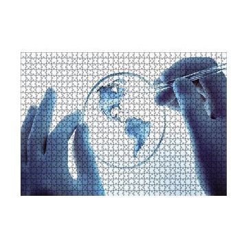Cakapuzzle Mercekteki Harita 120 Parça Ahşap Puzzle