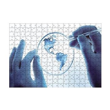 Cakapuzzle Mercekteki Harita 120 Parça Ahşap Puzzle