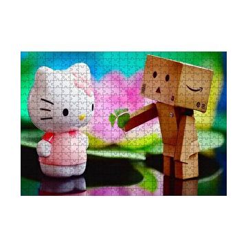 Cakapuzzle Merhaba Kedicik Yonca Görseli 120 Parça Ahşap Puzzle