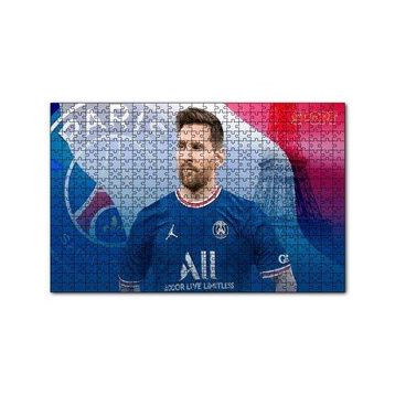 Cakapuzzle Messi PSG Görseli 120 Parça Ahşap Puzzle