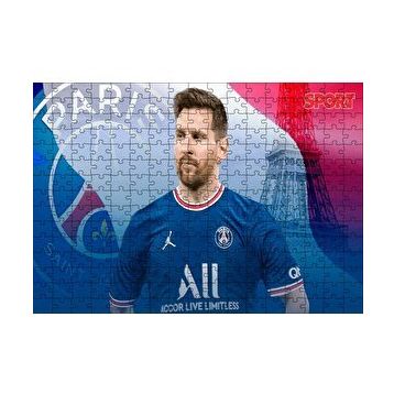 Cakapuzzle Messi PSG Görseli 120 Parça Ahşap Puzzle