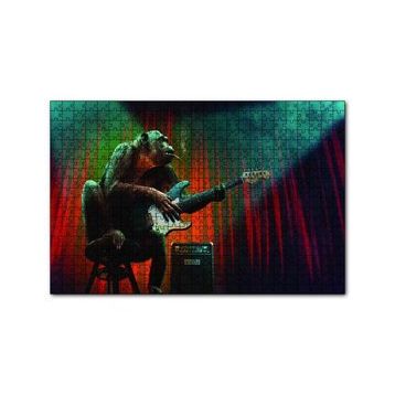Cakapuzzle Metalci Maymun 120 Parça Ahşap Puzzle