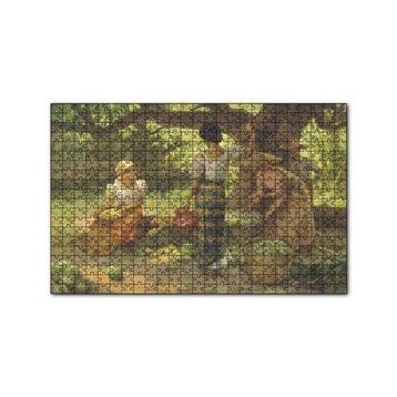 Cakapuzzle Meyve Toplayan Çiftçi Kızlar 120 Parça Ahşap Puzzle