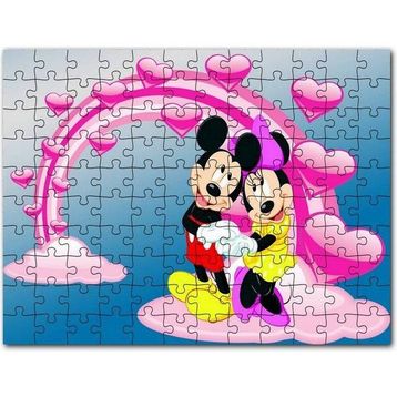 Cakapuzzle Mickey ve Minnie Mouse Fotoğraf Aşk 1000 Parça Puzzle