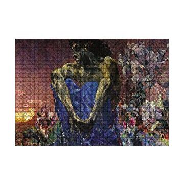Cakapuzzle Mikhail Vrubel İblis Oturmuş 120 Parça Ahşap Puzzle