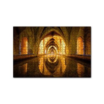 Cakapuzzle Mimari Sütunlar ve Tonozlar 120 Parça Ahşap Puzzle
