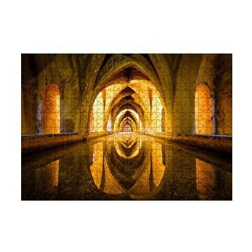 Cakapuzzle Mimari Sütunlar ve Tonozlar 120 Parça Ahşap Puzzle