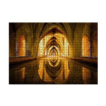 Cakapuzzle Mimari Sütunlar ve Tonozlar 120 Parça Ahşap Puzzle