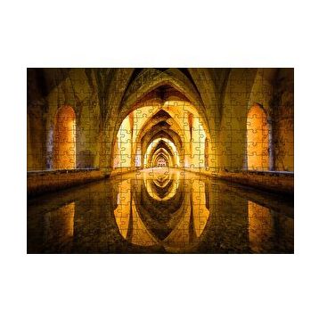 Cakapuzzle Mimari Sütunlar ve Tonozlar 120 Parça Ahşap Puzzle
