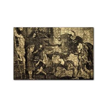 Cakapuzzle Minotauromachy 1935 by Pablo Picasso 120 Parça Ahşap Puzzle
