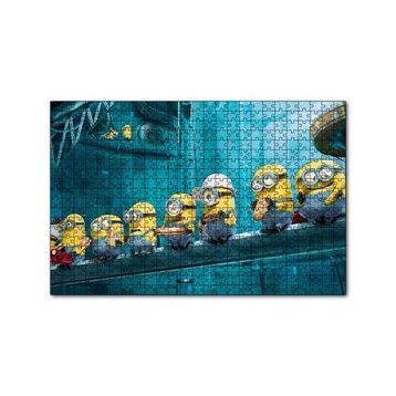 Cakapuzzle Minyonlar Animasyon Filmi 120 Parça Ahşap Puzzle