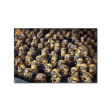 Cakapuzzle Minyonlar Bir Arada Guruyu Dinliyor 120 Parça Ahşap Puzzle