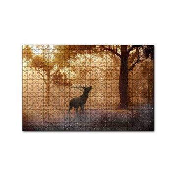 Cakapuzzle Mistik Orman Güneş Işıkları ve Geyik 255 Parça Puzzle