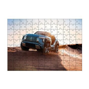Cakapuzzle Mitsubishi Elektrikli SUV 120 Parça Ahşap Puzzle