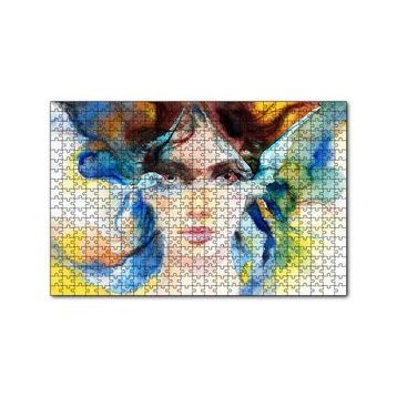 Cakapuzzle Modern Sanat Göz Bebegindeki Kuşlar 120 Parça Ahşap Puzzle