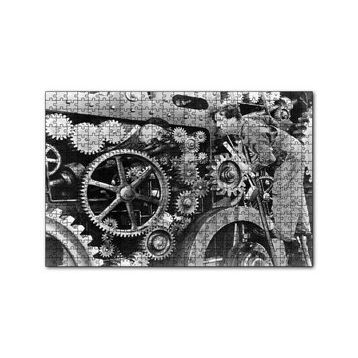 Cakapuzzle Modern Zamanlarda Charlie Chaplin2 120 Parça Ahşap Puzzle