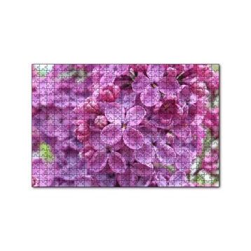 Cakapuzzle Mor Orkideler Görseli 120 Parça Ahşap Puzzle