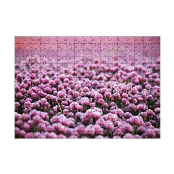 Cakapuzzle Mor Renkli Tomurcuk Çiçekler 120 Parça Ahşap Puzzle