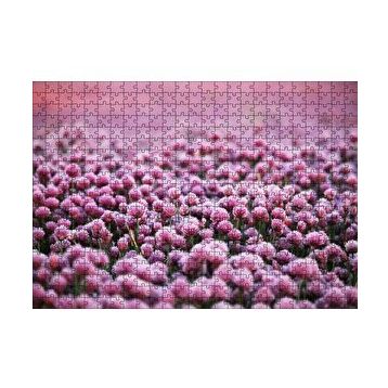 Cakapuzzle Mor Renkli Tomurcuk Çiçekler 120 Parça Ahşap Puzzle