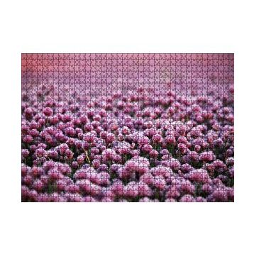 Cakapuzzle Mor Renkli Tomurcuk Çiçekler 120 Parça Ahşap Puzzle