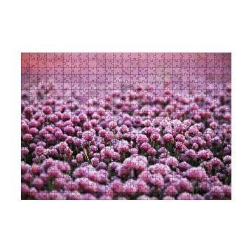 Cakapuzzle Mor Renkli Tomurcuk Çiçekler 120 Parça Ahşap Puzzle