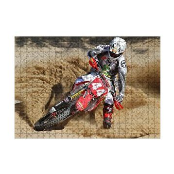 Cakapuzzle Motokros ve Çöl Kumları 120 Parça Ahşap Puzzle