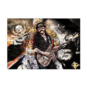 Cakapuzzle Motörhead Lemmy Kilmister 120 Parça Ahşap Puzzle