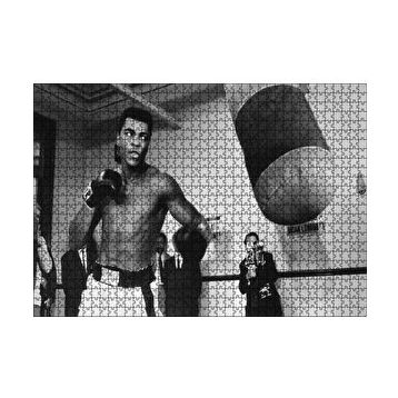 Cakapuzzle Muhammed Ali Khaliah Antrenmanda 120 Parça Ahşap Puzzle