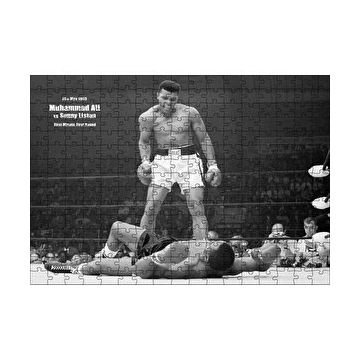 Cakapuzzle Muhammed Ali Khaliah Nakavt 1965 Görsel 120 Parça Ahşap Puzzle