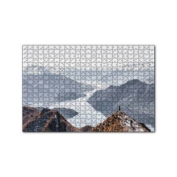 Cakapuzzle Muhteşem Göl ve Dağ Manzarası 120 Parça Ahşap Puzzle
