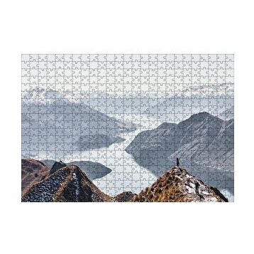 Cakapuzzle Muhteşem Göl ve Dağ Manzarası 120 Parça Ahşap Puzzle