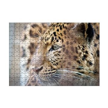 Cakapuzzle Muhteşem Güzellikteki Leopar Yakın Çekim 120 Parça Ahşap Puzzle