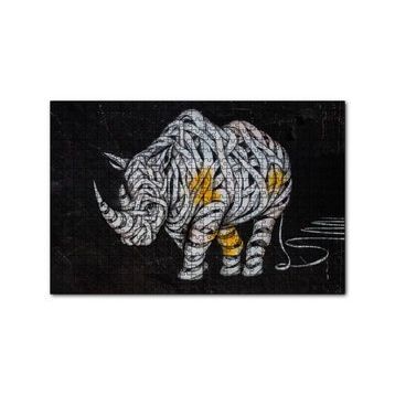 Cakapuzzle Mumya Gergedan Duvar Boyama 120 Parça Ahşap Puzzle