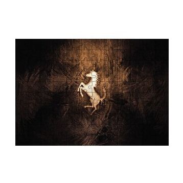Cakapuzzle Mustang Logo 120 Parça Ahşap Puzzle