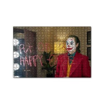 Cakapuzzle Mutlu Bir Yüz Takın Ayna Yazısı Joker 120 Parça Ahşap Puzzle