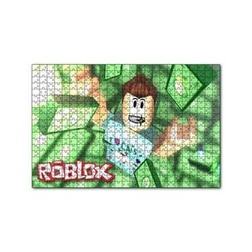 Cakapuzzle Mutlu Röblox Görseli 120 Parça Ahşap Puzzle