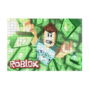 Cakapuzzle Mutlu Röblox Görseli 120 Parça Ahşap Puzzle