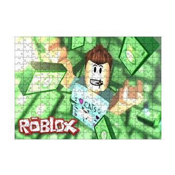 Cakapuzzle Mutlu Röblox Görseli 120 Parça Ahşap Puzzle