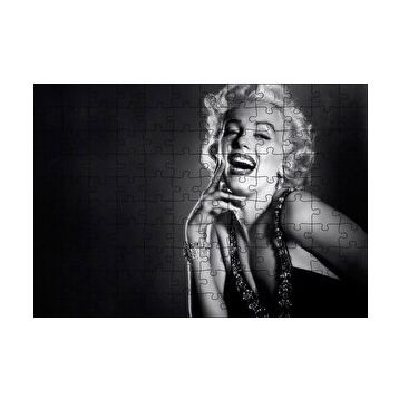 Cakapuzzle Mutlu Yıllar Marilyn Monroe Görseli 120 Parça Ahşap Puzzle