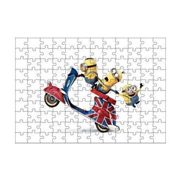 Cakapuzzle Mutlu Yıllar Minyonlar 2022 120 Parça Ahşap Puzzle
