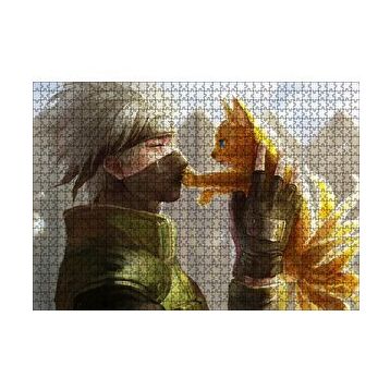 Cakapuzzle Naruto Anime Kedi Görseli 120 Parça Ahşap Puzzle