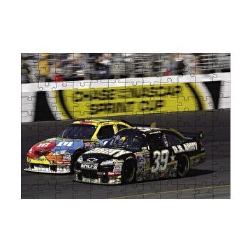 Cakapuzzle Nascar Yarış Otomobili 120 Parça Ahşap Puzzle
