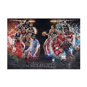 Cakapuzzle NBA Playofflar 16 Takım 120 Parça Ahşap Puzzle