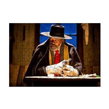Cakapuzzle Nefret Sekizlisi Samuel L Jackson 120 Parça Ahşap Puzzle